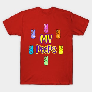 My Peeps Easter T-Shirt, cute bunnies T-Shirt